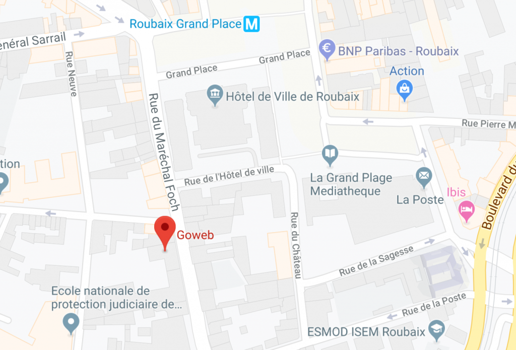 Capture d'une interface Google Maps.
